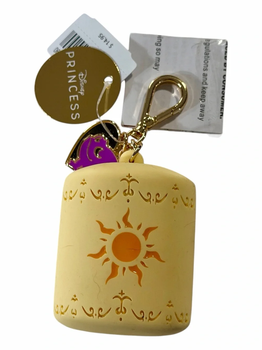 Bath & Body Works NWT Rapunzel Light Up Lantern. Yellow. Sanitizer Not Included.